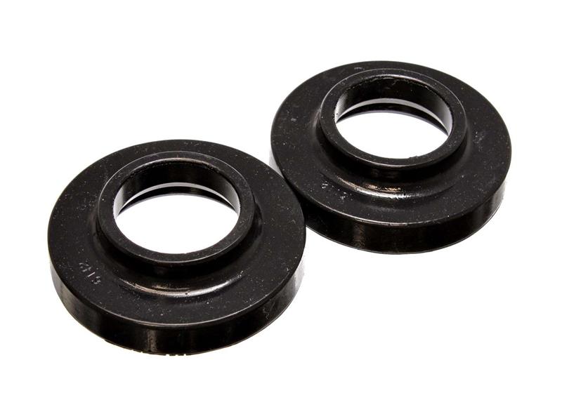Jeep Wrangler Spring Isolators - Front - Energy Suspension - Performance Polyurethane - Black - `97-`06